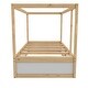 preview thumbnail 5 of 8, Little Seeds Saffiano Reversible 3-in-1 Kids' Bed, Natural/White