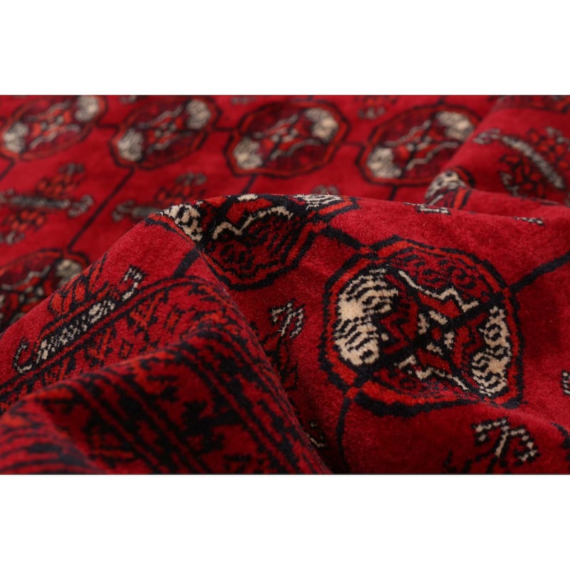 Teimani Red Rug 3'11" x 5'11" - 3'11 x 5'11