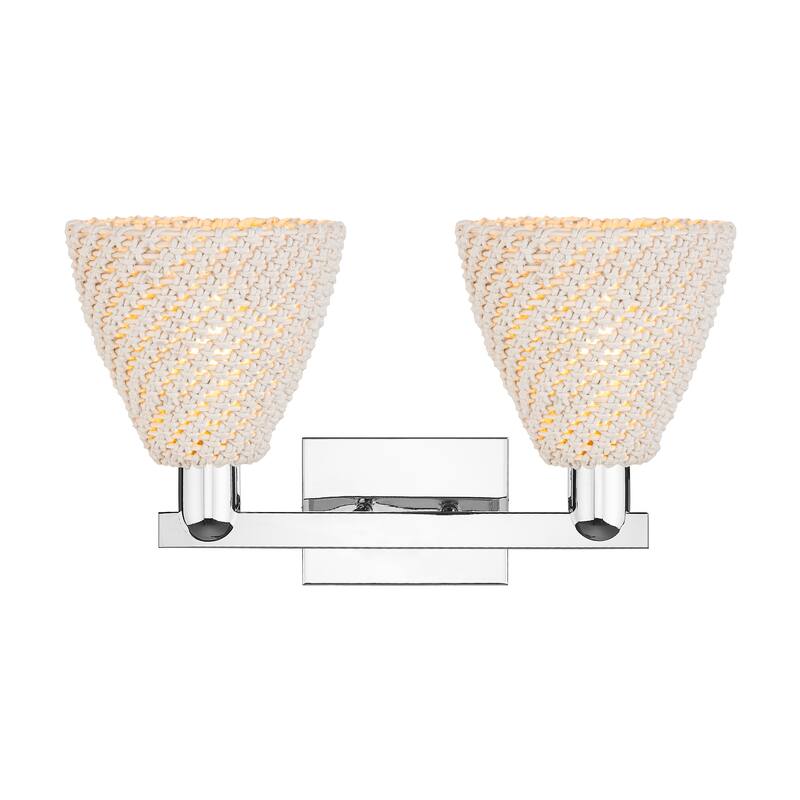 Innovations Lighting Downtown Urban - Natural Ballston Dome - 2 Light 16" Bath Vanity Light