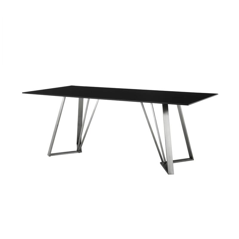 Cressida and Skye Gray Fabric 5 Piece Rectangular Dining Set