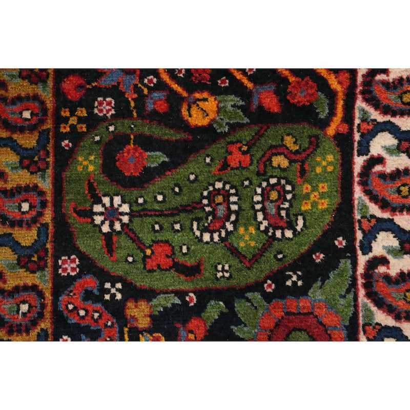 Hand Knotted Oriental 100% Wool Carpet Traditional Geometric Red Bakhtiari Area Rug - 12' 8'' X 9' 0''