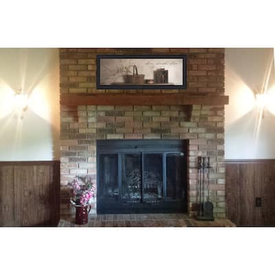 TrendyDecor4U Traditional "Live, Laugh and Love" Framed Print Wall Art by Billy Jacobs
