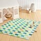 preview thumbnail 24 of 24, TOWN & COUNTRY PLAY Niko Checkmate Kids Plush Washable Area Rug