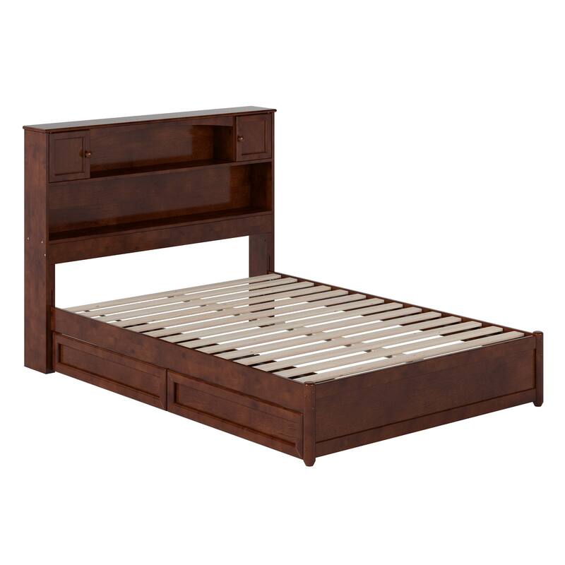 Hadley Platform Bed with Panel Footboard and Storage Drawers