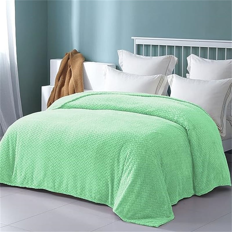 Mint fleece blanket new arrivals