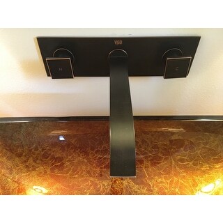 Shop Vigo Titus Bathroom Wall Mount Faucet In Antique