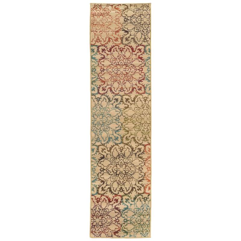 Style Haven Everleigh Floral Impressions Beige/ Multi Area Rug