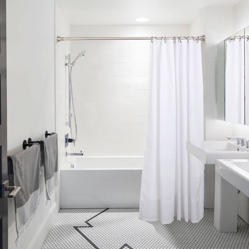 Utopia Alley Shower Eternity Curtain Rings, Rustproof Zinc Shower Rings, set of 12