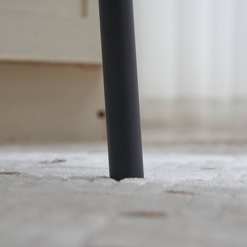 24" Tall Black Leg 2PCS Round Bar Stools