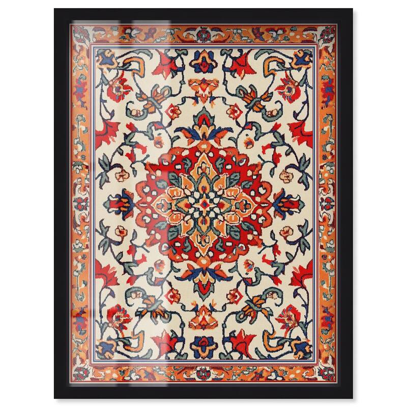 Morrocan Garden II Shadowbox by Art Remedy - Black - 24" x 30"