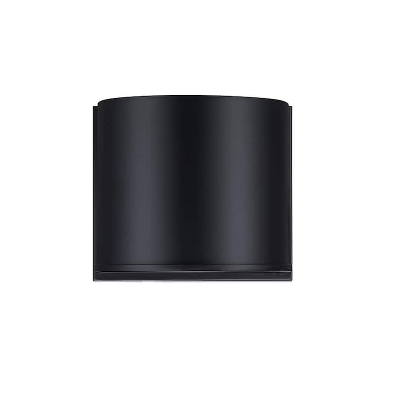 Designers Fountain D353C-WS Fleur Oasis 6" Tall Wall Sconce - Matte Black
