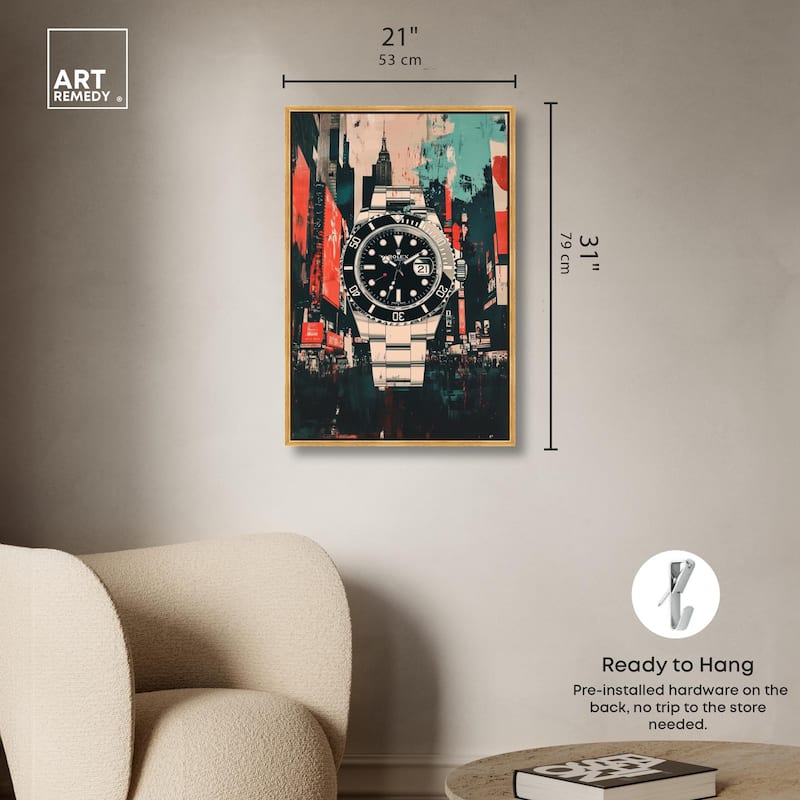 Cityscape Watch Canvas by Art Remedy