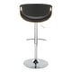preview thumbnail 40 of 70, Carson Carrington Kanteborg Adjustable Bar Stool with Rounded T Footrest (Set of 2)
