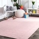 preview thumbnail 31 of 57, nuLOOM Handmade Concentric Diamond Trellis Wool/Cotton Area Rug 5' x 8' - Pink