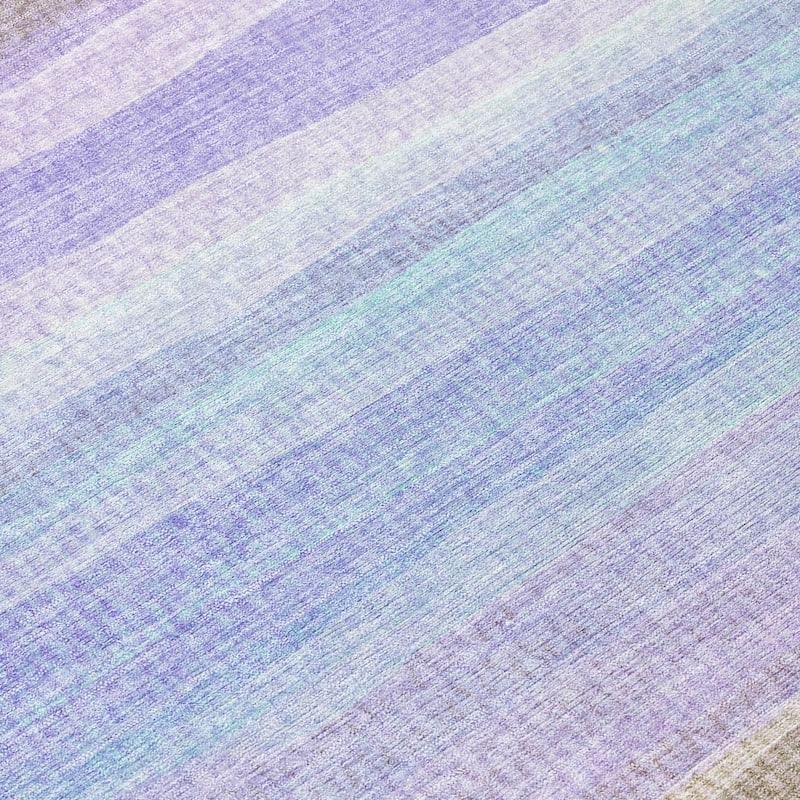 HomeRoots Striped Transitional Rectangle Outdoor Rug