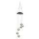 preview thumbnail 4 of 6, Solar LED Color Changing Metal Orb Wind Chime Mobile (1, 2 or 3 Pack) - Metal Orb