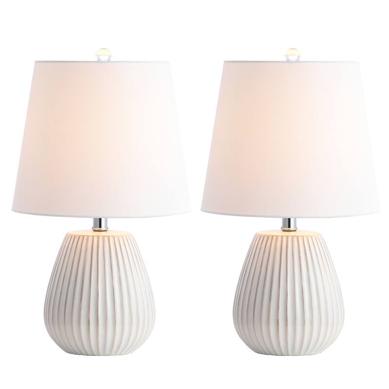 SAFAVIEH Lighting Lynae 21" LED Table Lamp (Set of 2) - 12Wx12Dx21H