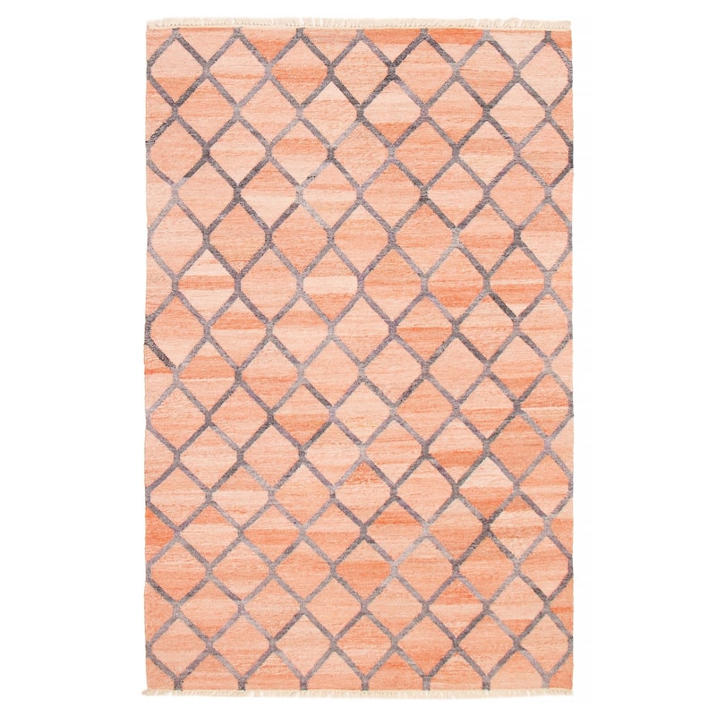 Ankara FW Copper Kilim 5'1" x 8'1" - 5'1 x 8'1 - Copper - 5'1 x 8'1
