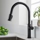 preview thumbnail 72 of 147, Kraus 2-Function 1-Handle 1-Hole Pulldown Sprayer Brass Kitchen Faucet KPF-1680 - 17 3/4" Height (Selette) w/ Dispenser - ORB - Oil Rubbed Bronze