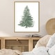 preview thumbnail 7 of 6, Floursack Holiday Tree by Danhui Nai Framed Canvas Wall Art
