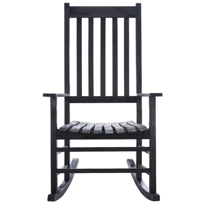 SAFAVIEH Outdoor Marilijn Acacia Wood Rocking Chair - 26W x 45D x 34H