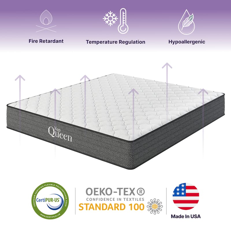 GDFStudio Nyxandre Gel Memory 12-Inch Cooling Hybrid Orthopedic Mattress
