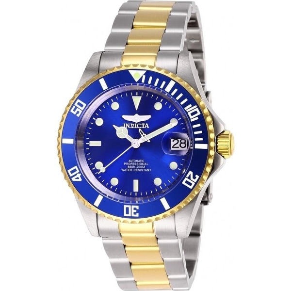 Invicta Men's 28662 'Pro Diver' Invicta Connection Automatic Gold-Tone and Silver Stainless Steel Watch - Multi. Opens flyout.
