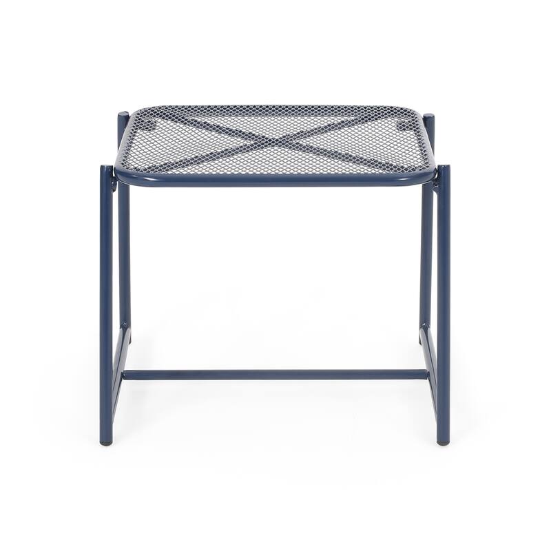 Bucknell Outdoor Iron Metal Mesh Side Table by Christopher Knight Home