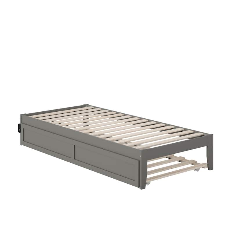 Colorado Bed with USB Turbo Charger and Twin Extra Long Trundle