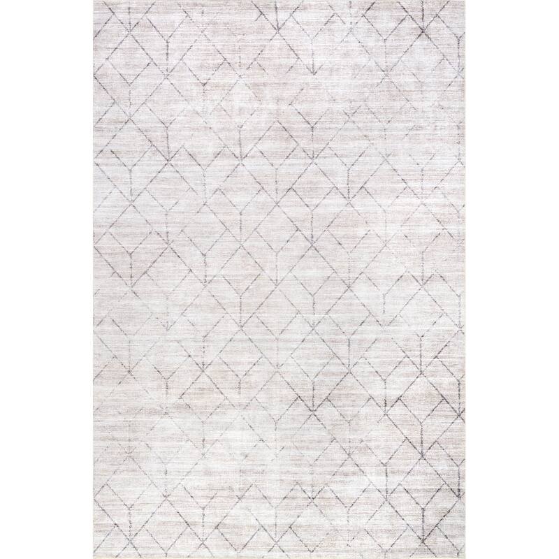 Nuloom Grier SplashGuard Diamond Machine Washable Area Rug