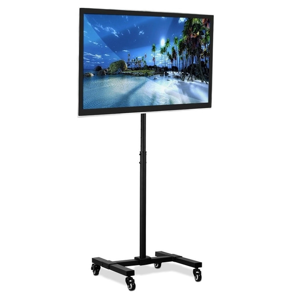 Mount-It! Mobile TV Stand with Wheels. Opens flyout.