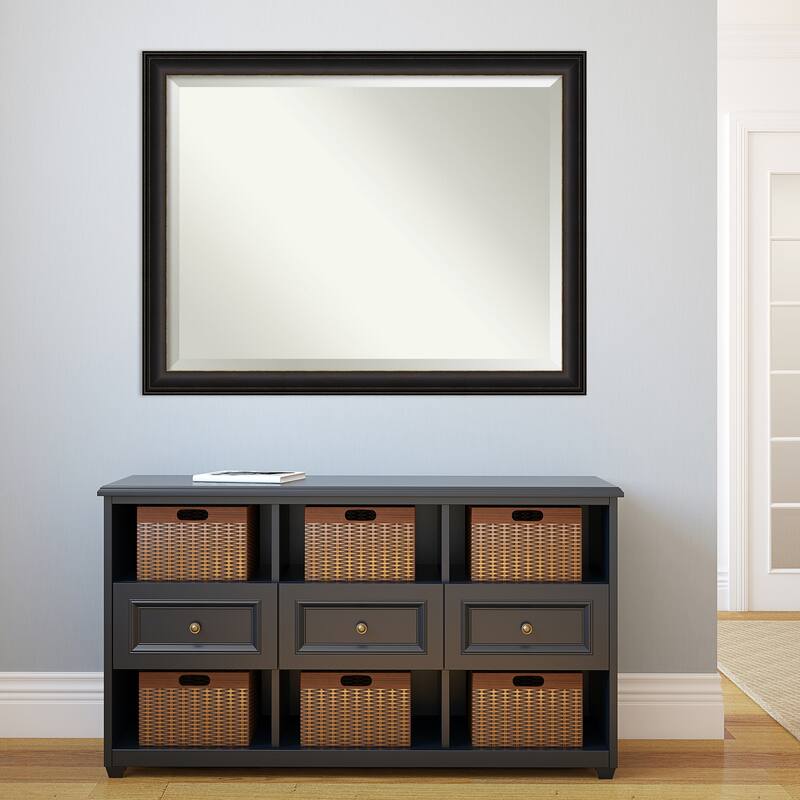 Beveled Wall Mirror - Trio Oil Rubbed Bronze Frame