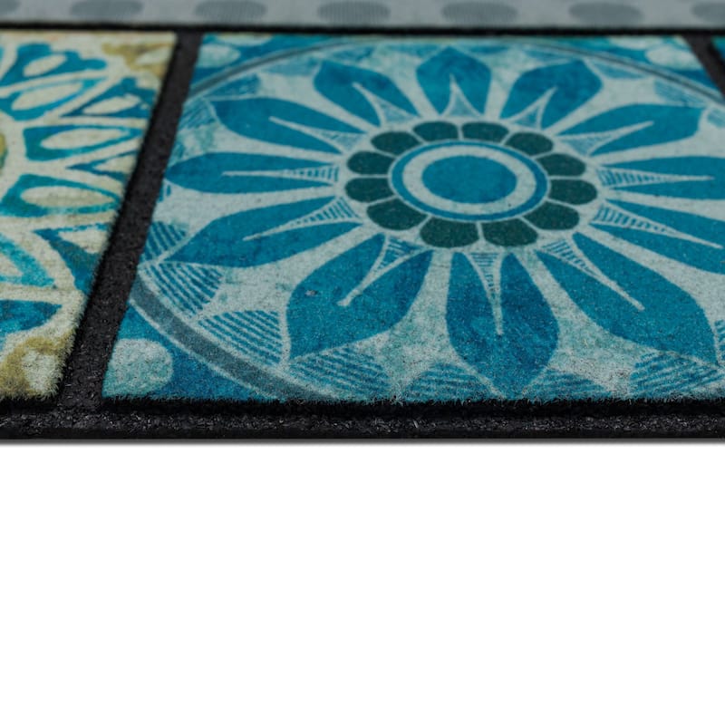 Mohawk Home Welcome Tiles All Weather Recycled Rubber Door Mat