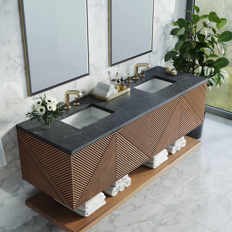 James Martin Vanities D200-V72-3CSP Marcello 72" Wall Mounted Double