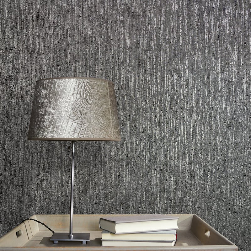 Galerie Wallcoverings Vertical Silk Texture Vinyl on Non-woven Matte Wallpaper Roll