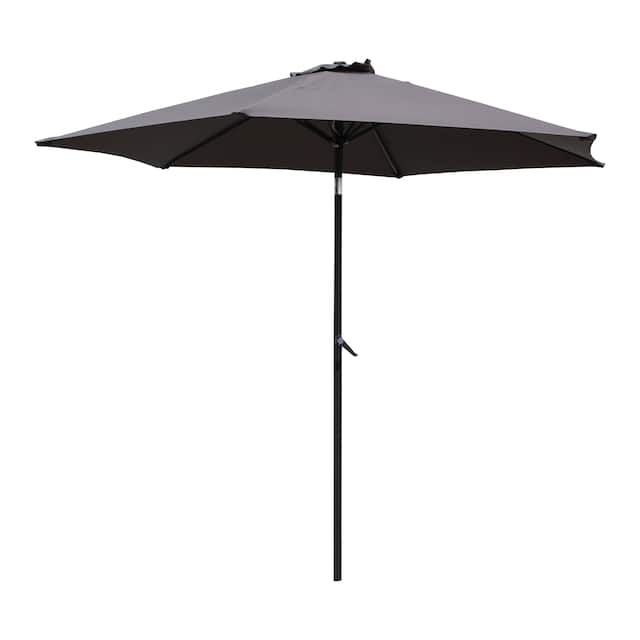 Nunam Iqua 9-foot Patio Umbrella by Havenside Home - Grey