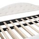 preview thumbnail 9 of 25, Twin Size Tufted Upholstered Daybed with Trundle ,Velvet Sofabed with USB&Type-C Charging Ports,No Box-spring Needed, Beige