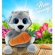 preview thumbnail 5 of 4, DolliBu Happy Easter Big-Eyed Wolf Plush with Carrot Plush Toy - 6 inches