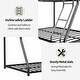 preview thumbnail 8 of 10, Metal Twin over Full Bunk Bed with Sturdy Construction & Secure Guardrail