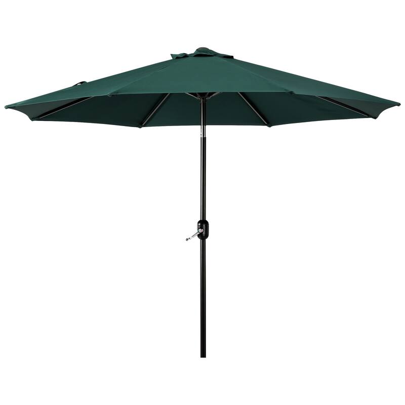 Holme 9-foot Steel Market Patio Umbrella with Tilt-and-Crank