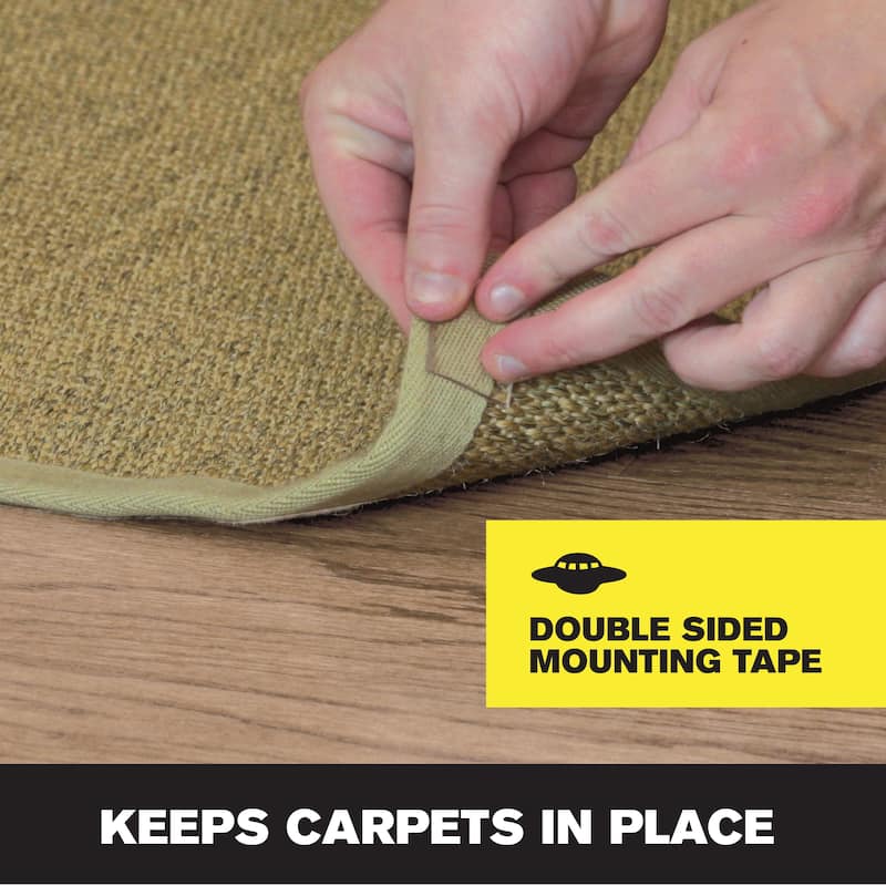 Alien Tape Pre Cut Tape Double Sided Multipurpose Removeable Adhesive Grip Mounting Tape - 96 Pieces