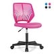 preview thumbnail 4 of 38, Costway Height-adjustable Ergonomic Kids Desk Chair with Universal - See Details Pink