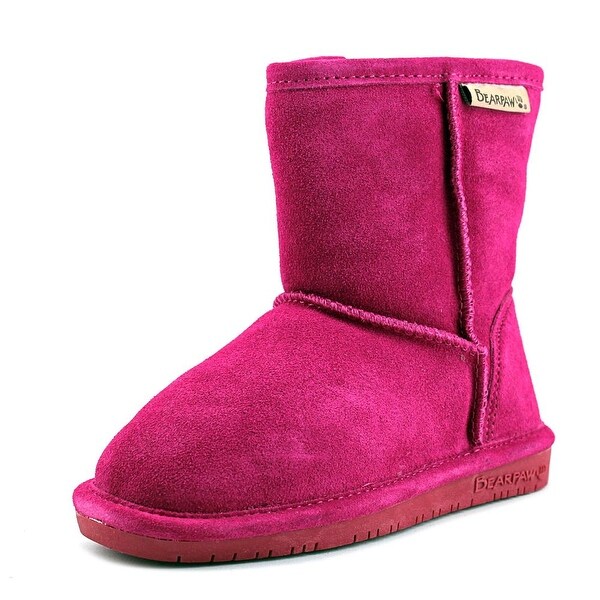 BEARPAW Kids Emma Toddler Zipper Mid Calf Boot