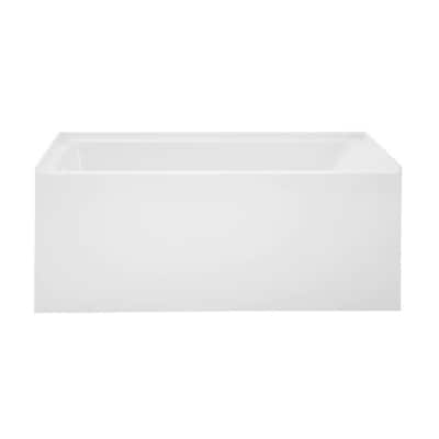 Swiss Madison SM-AB557 Voltaire 54" Three Wall Alcove Acrylic Soaking
