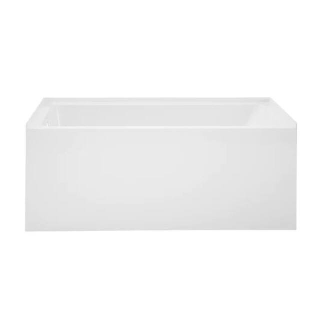 Swiss Madison SM-AB557 Voltaire 54" Three Wall Alcove Acrylic Soaking