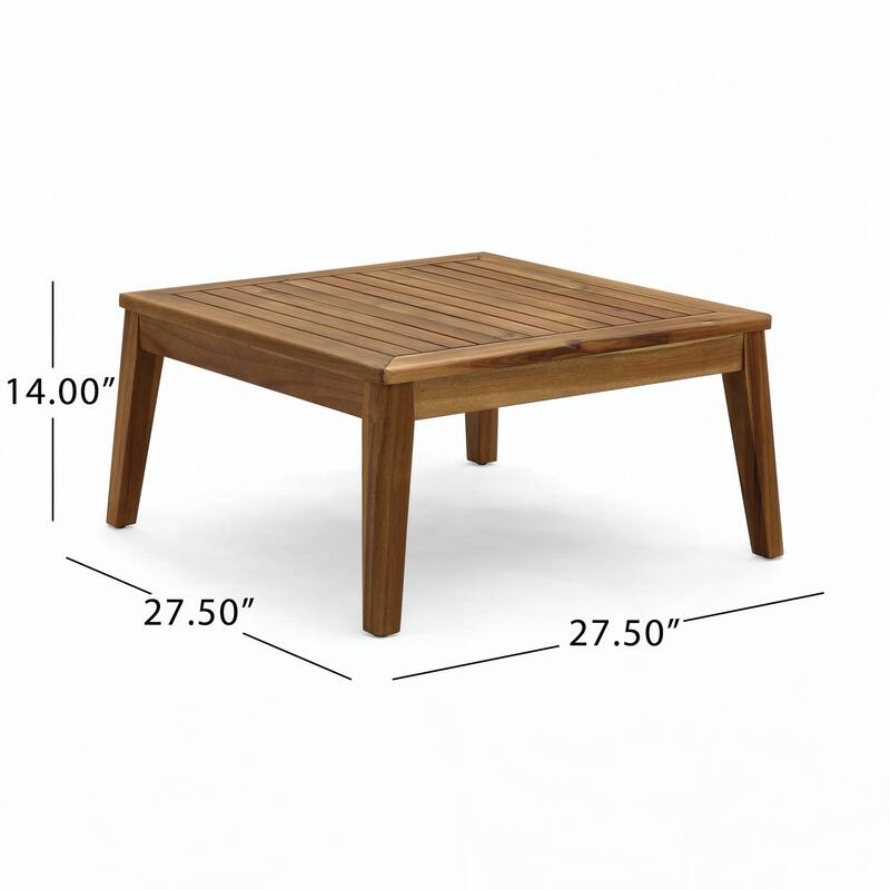 Outdoor CORNER AND COFFEE TABLE, RED