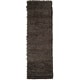 preview thumbnail 202 of 218, Handmade Jefferson Felted Wool Plush Area Rug 4' x 10' - Dark Grey - Runner