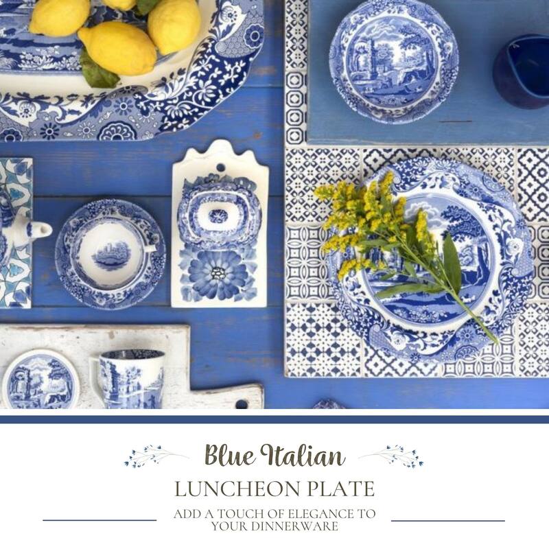 Spode Blue Italian Collection Round Plate