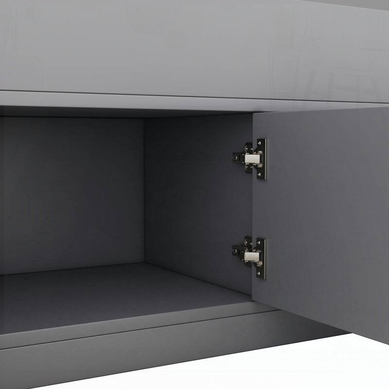 Captain Platform Bed Frame with Storage Bookcases and Shelves