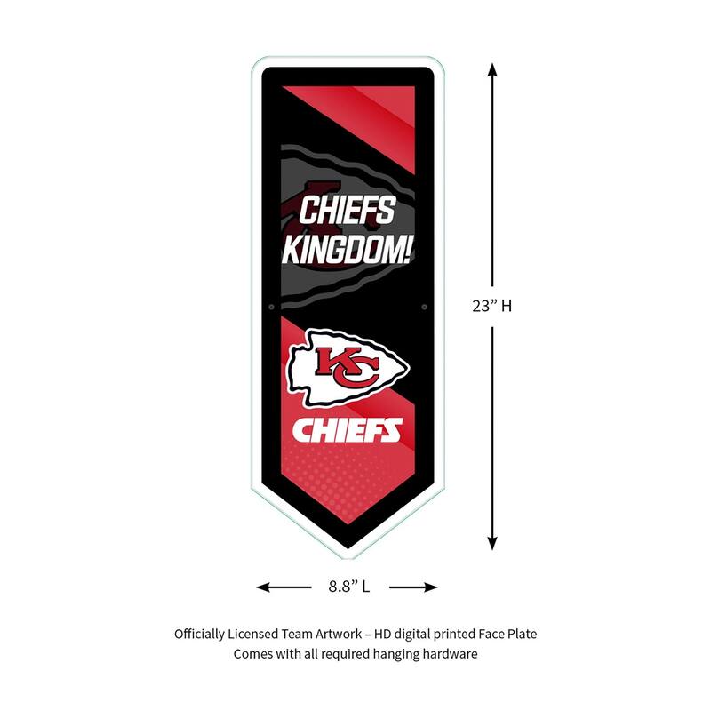 Kansas City Chiefs LED Lighted Sign